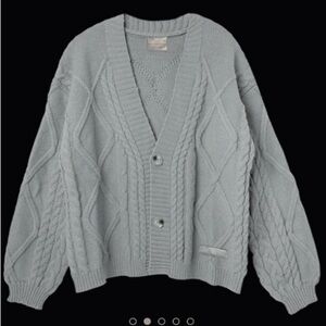 The Tortured Poets Department Grey Cardigan XL/2XL